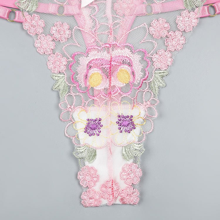 Pink Blossoms Bra Set - Late Night Lingerie