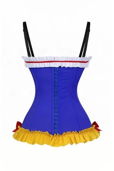 Poison Apple Princess Corset Top | Blue Stretch Lycra Costume - Late Night Lingerie