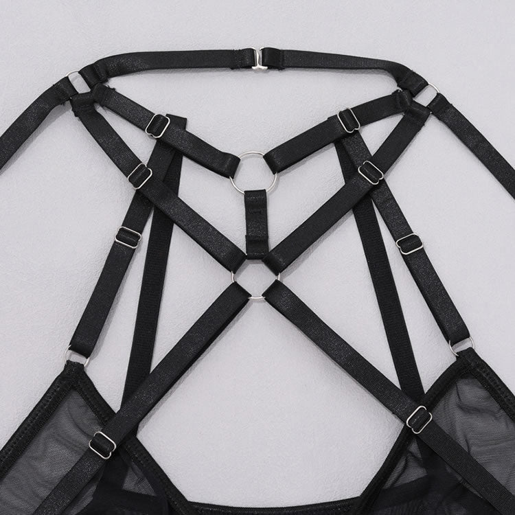 Pure Desire Ladies' Sexy Mesh Lingerie Set - Late Night Lingerie