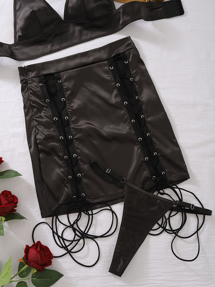 Skirted Babe Bra Set - Late Night Lingerie