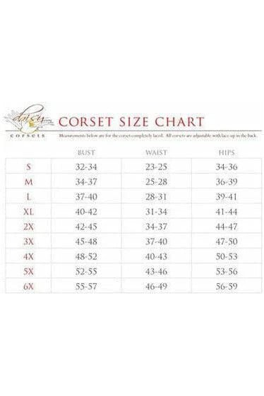 Top Drawer 6 PC Fairytale Princess Corset Costume - Late Night Lingerie