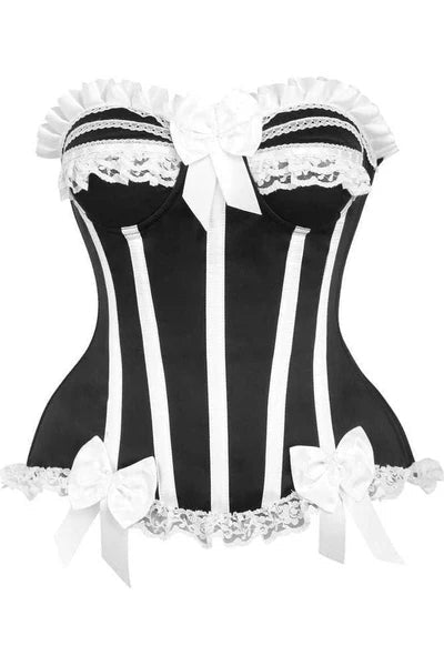 Top Drawer Down the Rabbit Hole Steel Boned Corset - Late Night Lingerie