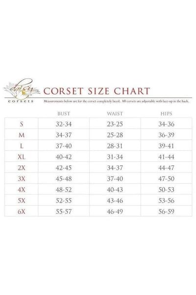 Top Drawer Down the Rabbit Hole Steel Boned Corset - Late Night Lingerie