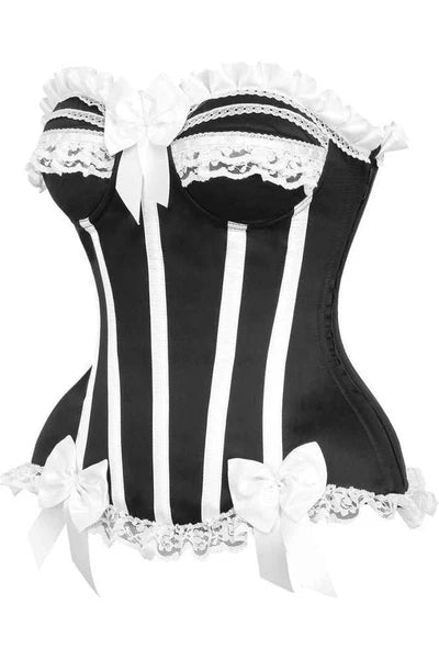 Top Drawer Down the Rabbit Hole Steel Boned Corset - Late Night Lingerie