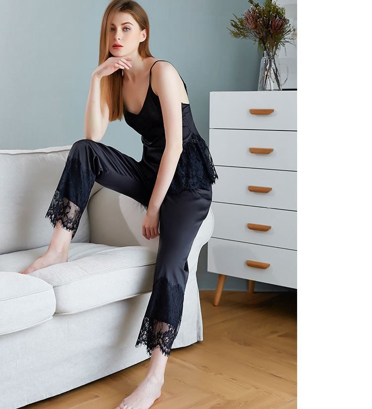 Cuddle and Sleep Satin PJ Set - Late Night Lingerie