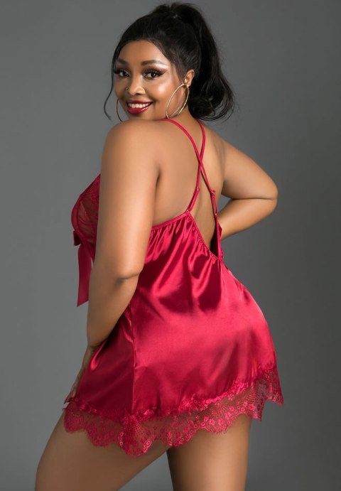Plus Size Touch And Play Babydoll Set - Late Night Lingerie